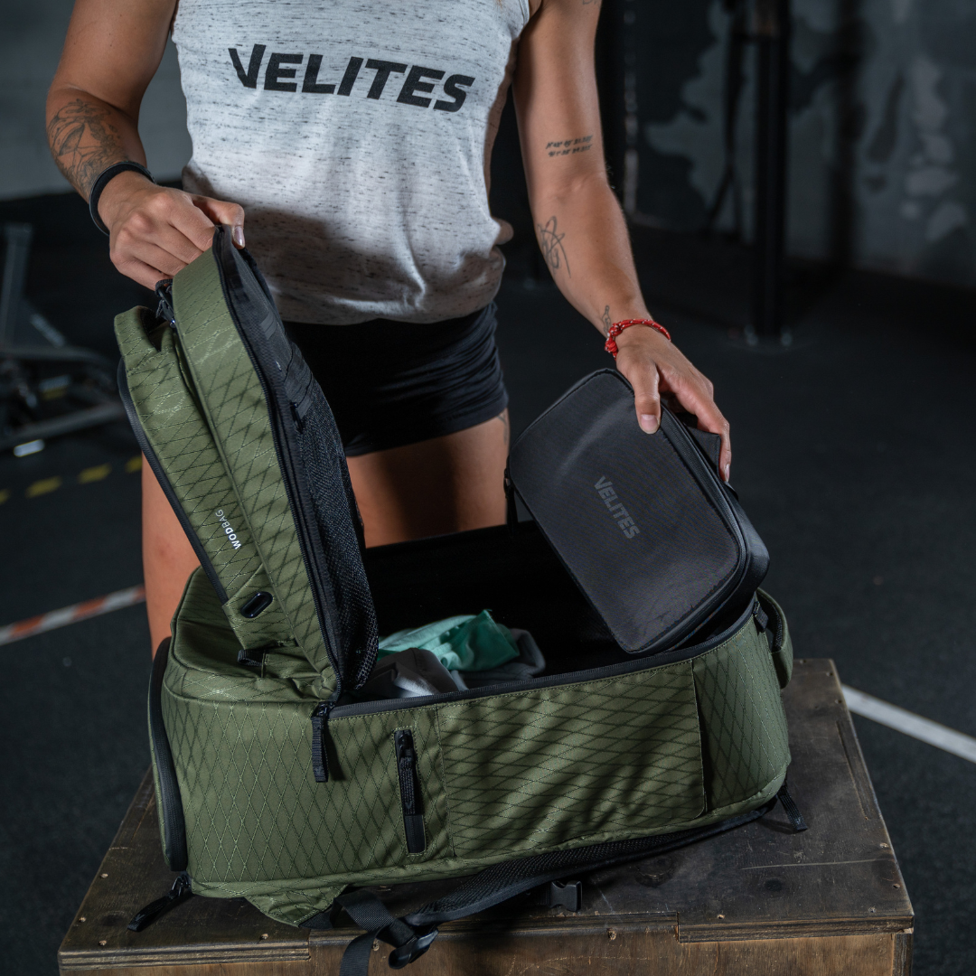 Pack sac à dos Storm Duradiamond Olive + Bouteille isotherme + Séparateur + Trousse de toilette