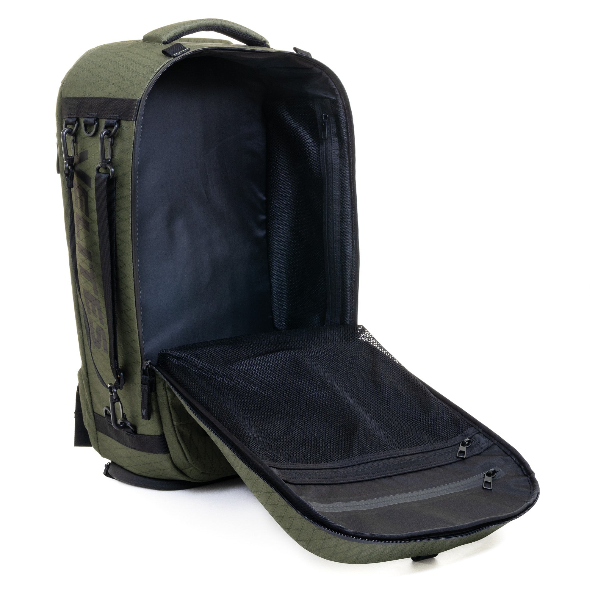 Pack sac à dos Storm Duradiamond Olive + Bouteille isotherme + Séparateur + Trousse de toilette