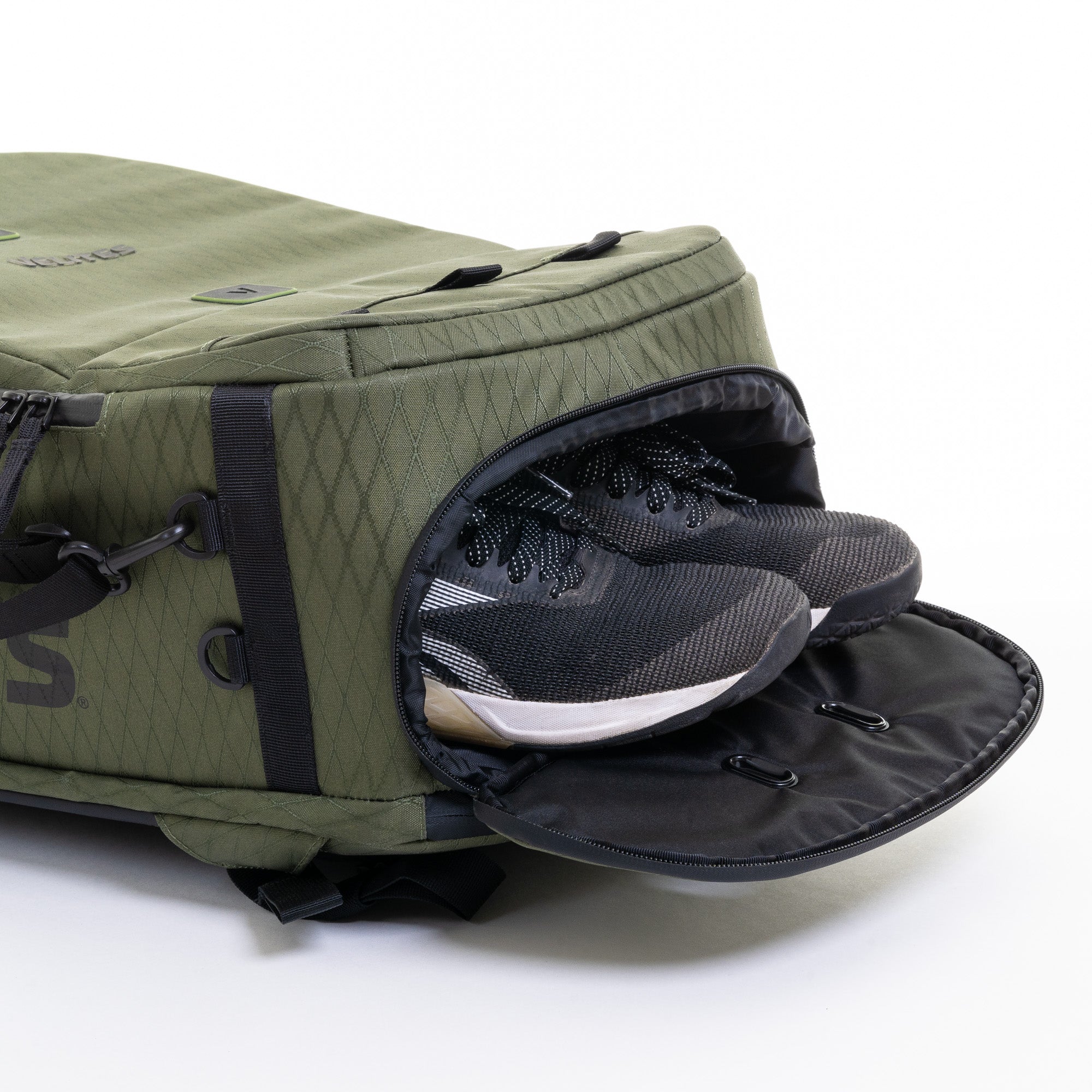 Pack sac à dos Storm Duradiamond Olive + Bouteille isotherme + Séparateur + Trousse de toilette
